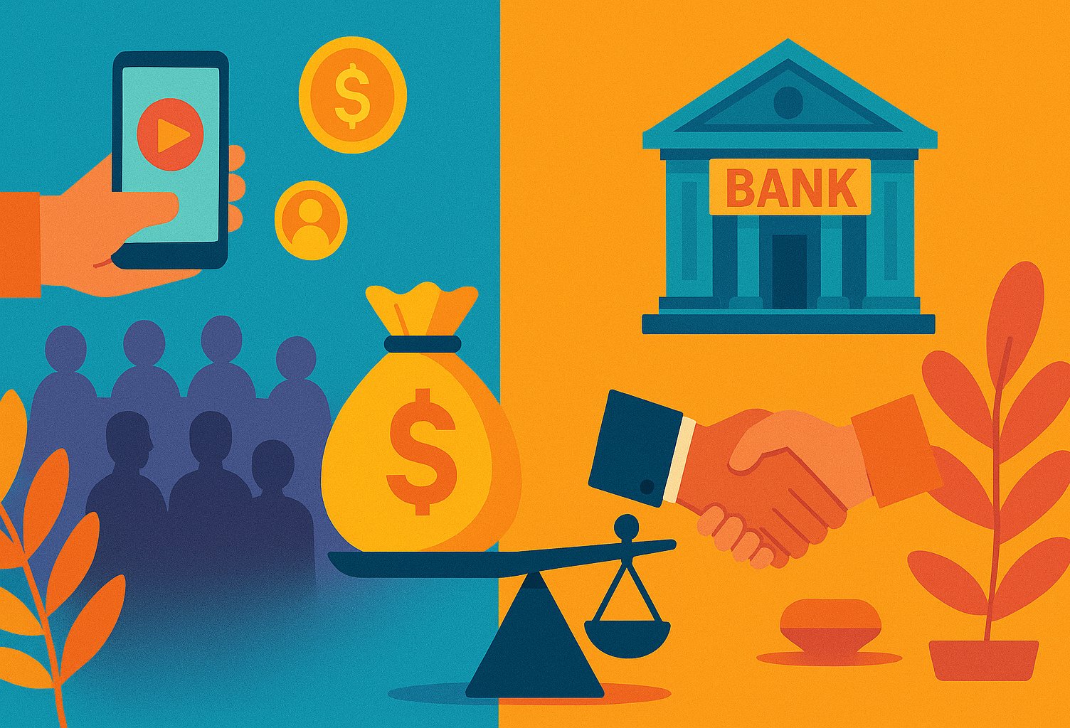 How Crowdfunding Compares to Bank Loans