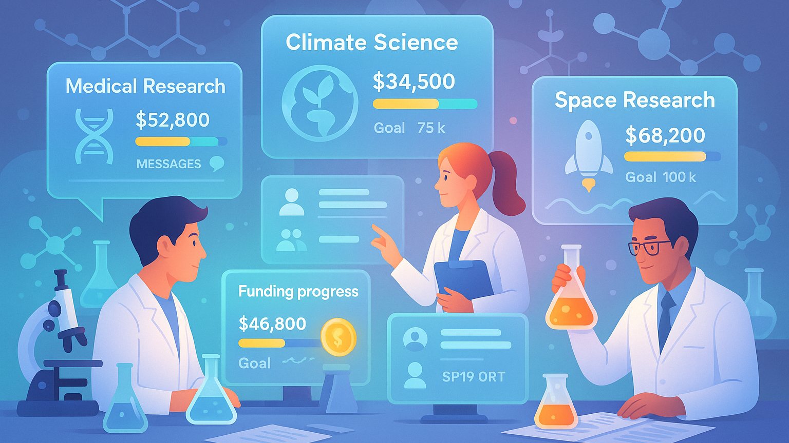 Scientific and Research Crowdfunding