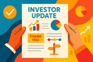 What to Include in Your First Investor Update After the Raise