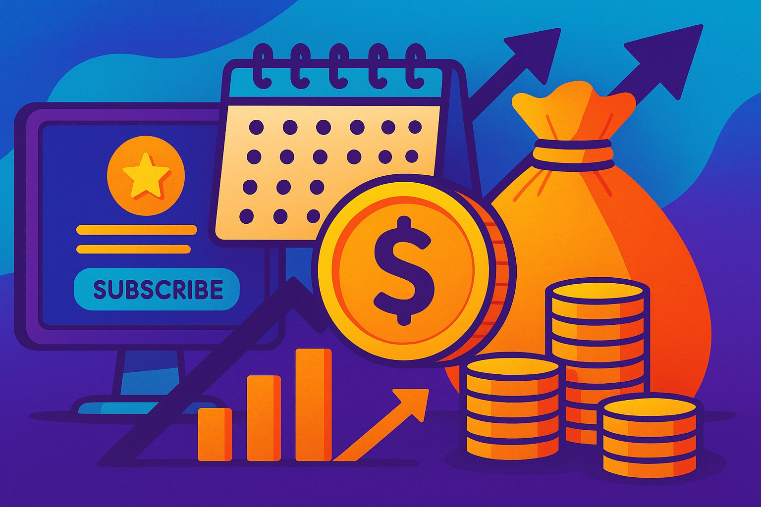Maximizing Monthly Revenue with Subscription Crowdfunding