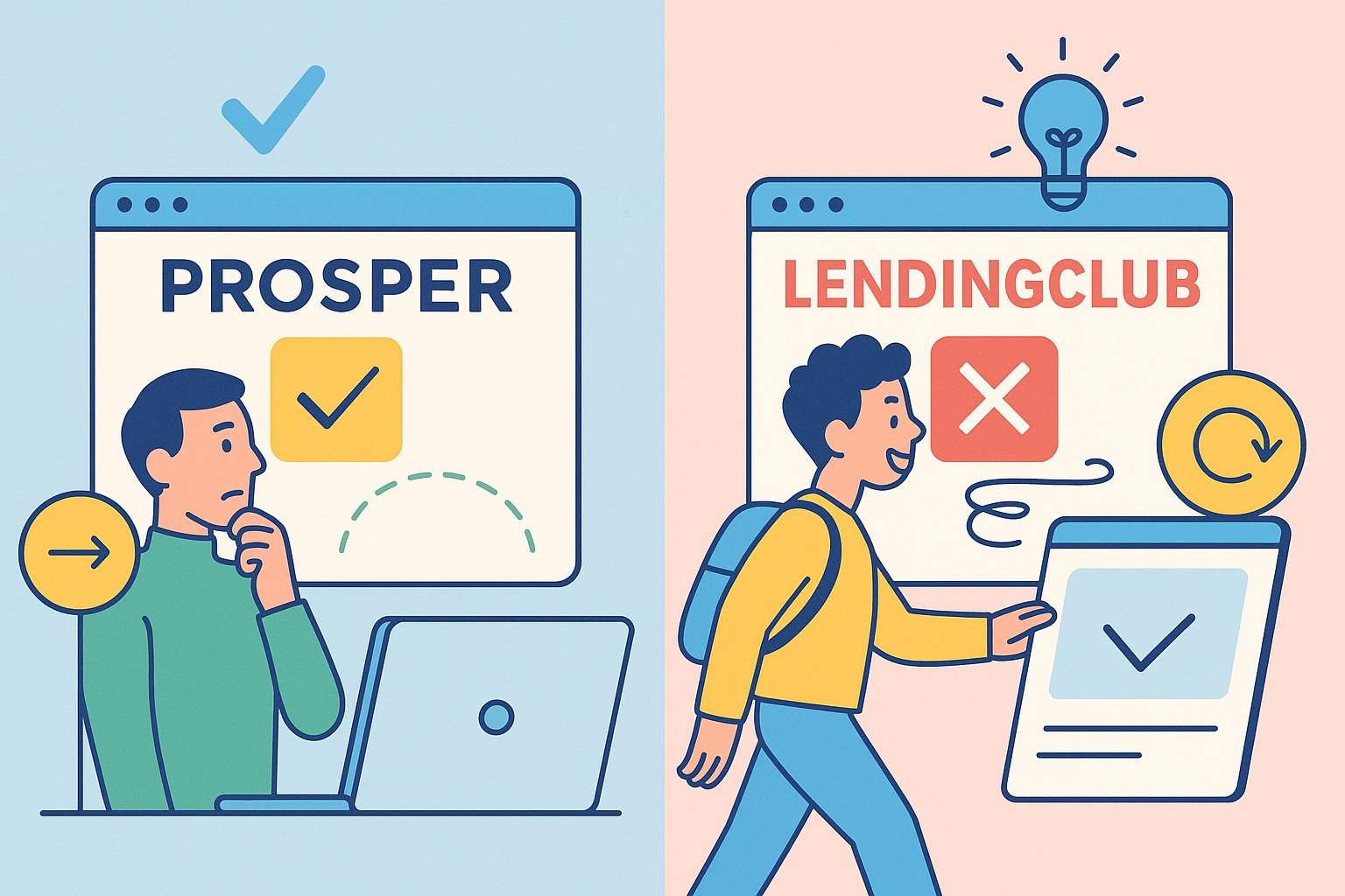 Prosper vs LendingClub: Which Is Easier for First-Time Borrowers