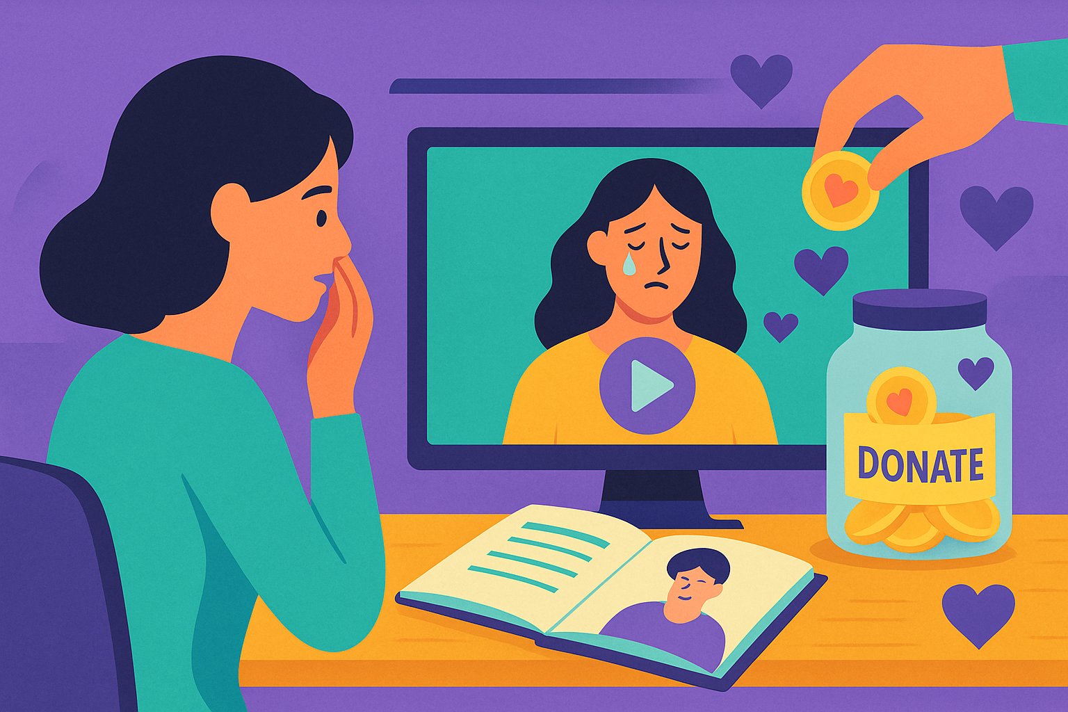 Using Emotional Videos to Inspire Crowdfunding Donors